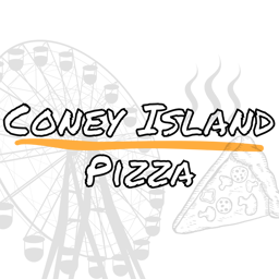 Coney Island Pizza logo.